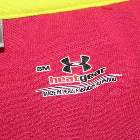 💖🔥 Hot Pink HeatGear Tee · Under Armour · Size Small - Picture 2 of 5